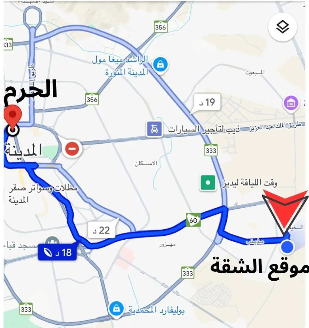 إطلالة الشرق شقة خاصة 9 كلم عن الحرم East View 9 Km To Alharam المدينة المنورة  المدينة المنورة